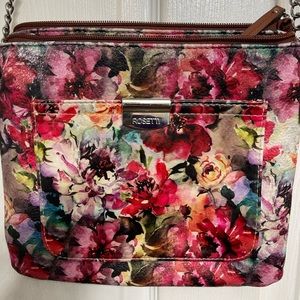 Rossetti hipster purse, rich floral pattern,